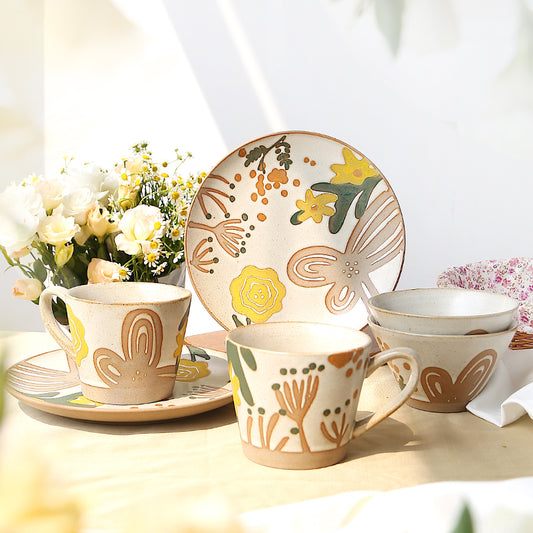 Spring series dinner sets from Qingfa Ceramics