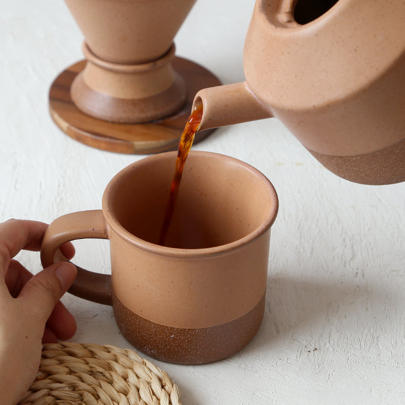 Hand-brewed coffee sharing pot ceramic set from qingfa ceramics