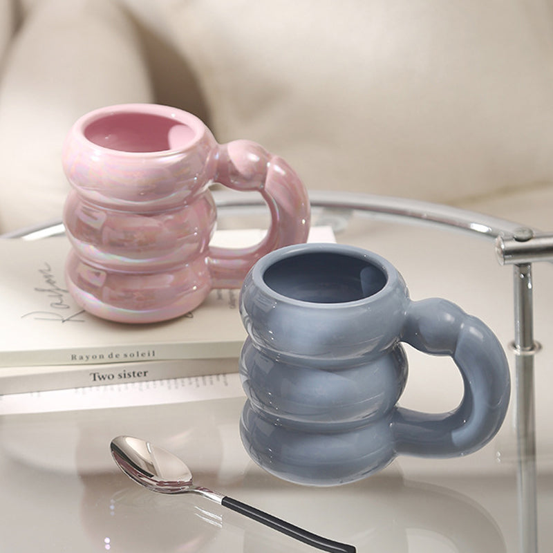 Cloud shape creative cup, long style, various colors