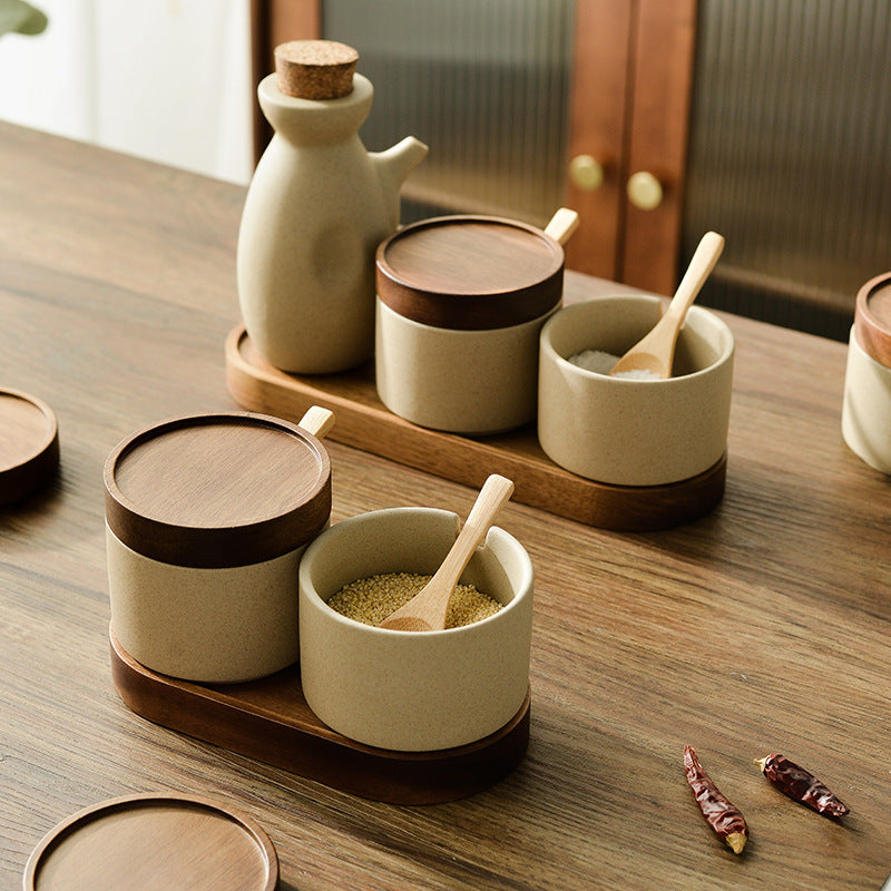 Simple design Japanese style kitchen utensil set