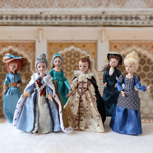 Palace style ceramic doll