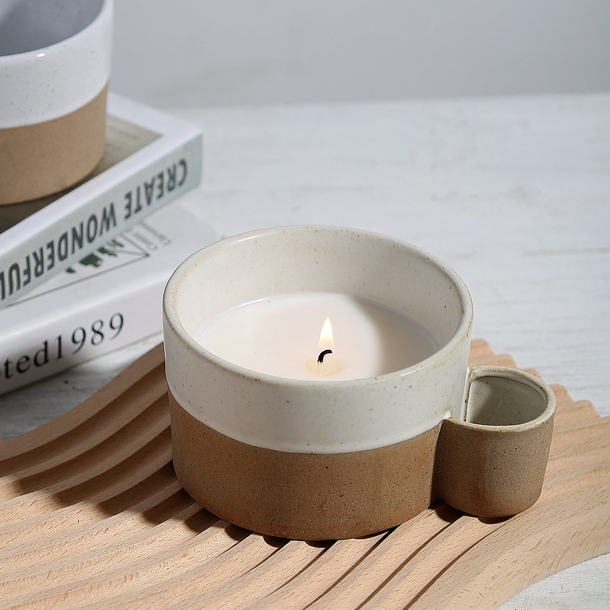 Matchbox candle jar