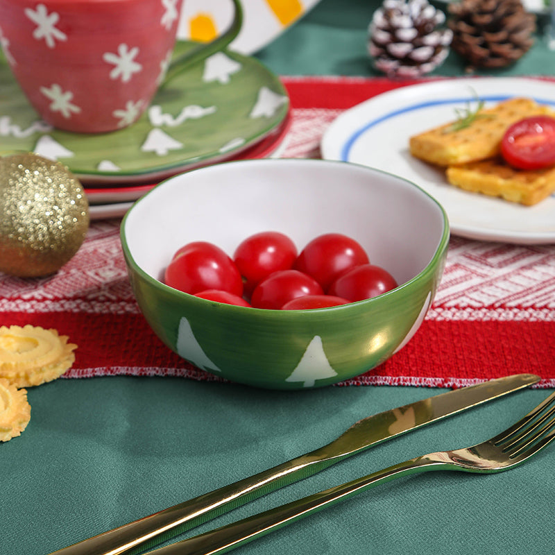 Christmas series set (including cup and saucer set, dinner plate, dinner bowl, etc.)