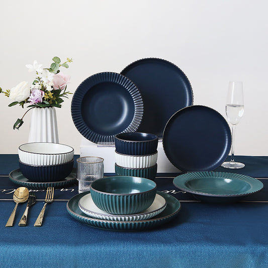 "Vertical Pattern" series tableware set