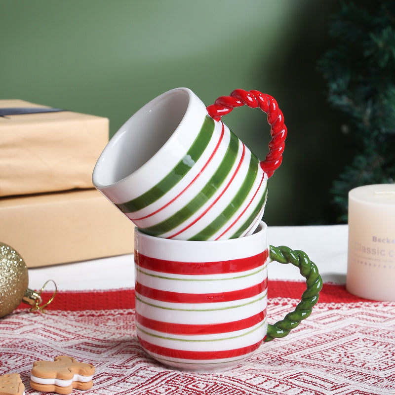 Christmas style mug set