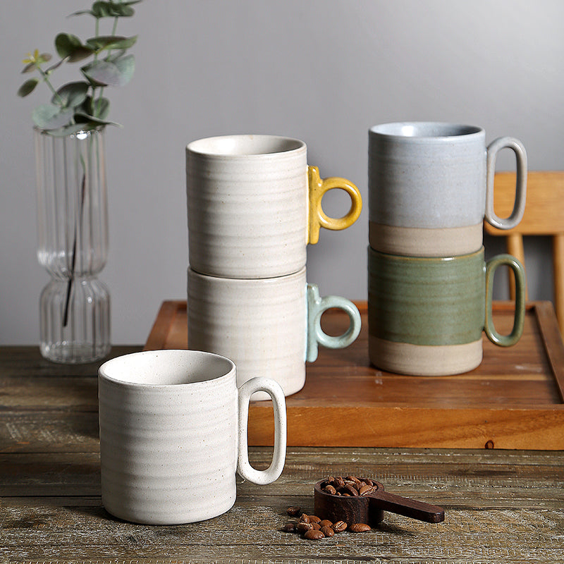 Various stoneware mug combinations