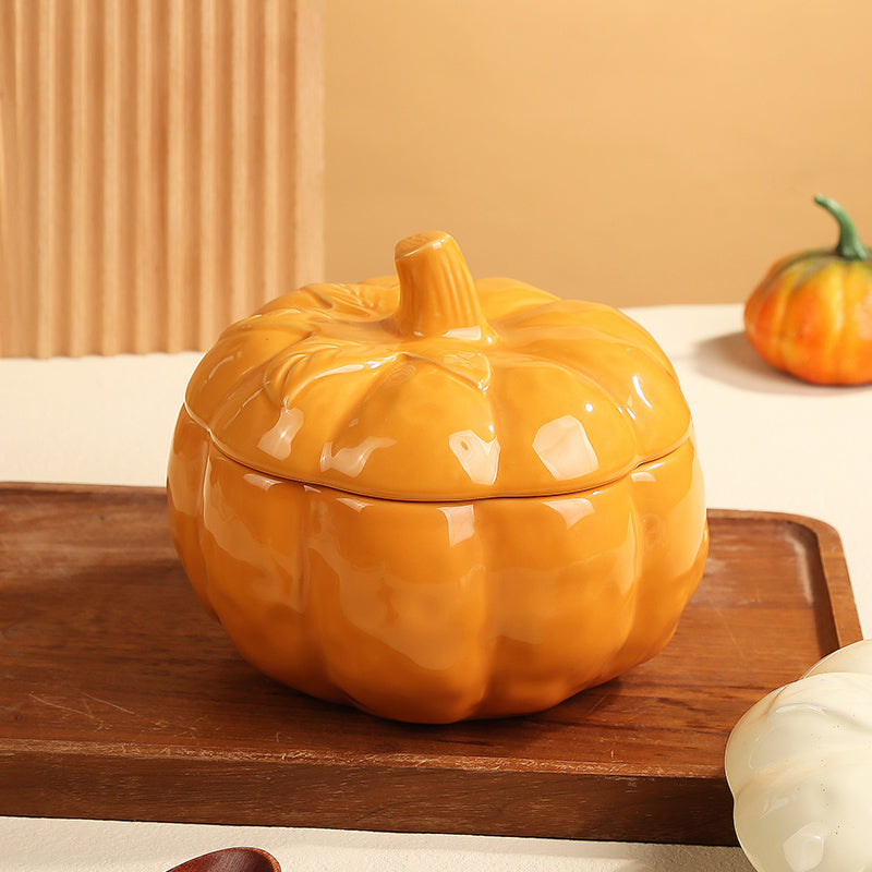 Tarro de especias con forma de calabaza