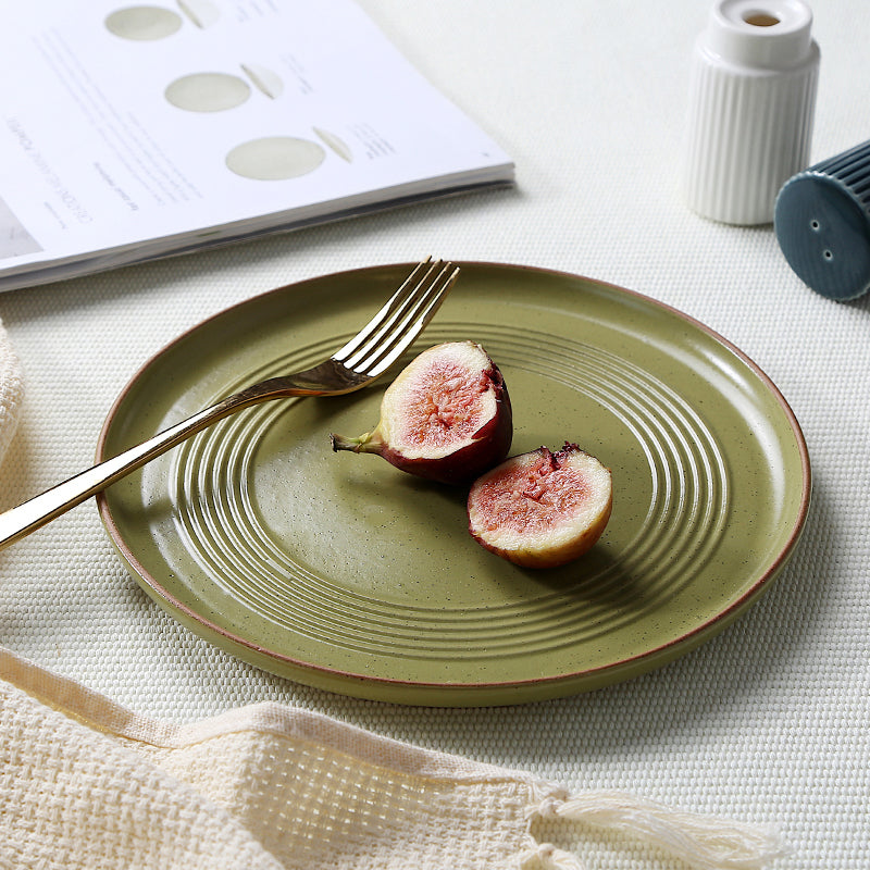 Nordic design solid color tableware set